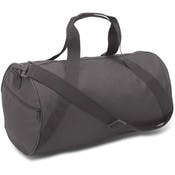 Barrel Duffel Bags - Black, 18"