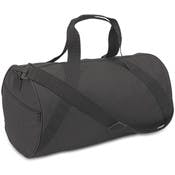 Barrel Duffel Bags - Charcoal, 18"