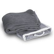 Micro-Plush Fleece Blankets - Gray, 50" x 60"