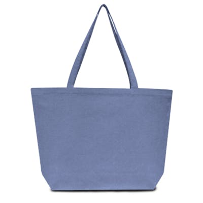Cotton Pigment Dyed Large Totes - Blue Jean