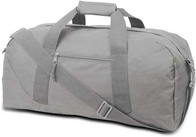 Large Square Duffel Bags - Grey, 23.5"