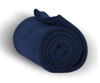 Heavy Weight Fleece Blankets - Navy, 50" x 60"