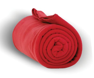 Heavy Weight Fleece Blankets - Red, 50" x 60"