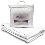Mink Touch Baby Blankets - Pure White, 30" x 40"