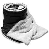 Sherpa Blankets - Black, 60" x 72"