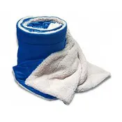 Oversized Sherpa Blankets - Royal Blue, 60" x 72"