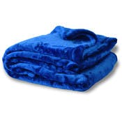 Oversized Deluxe Mink Blankets - Royal Blue, 60" x 72"