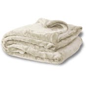 Oversized Deluxe Mink Blankets - Cream, 60" x 72"