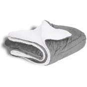 Sherpa Blankets - Gray, 50" x 60"