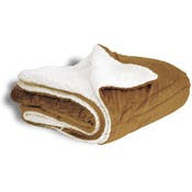 Sherpa Blankets - Camel, 50" x 60"