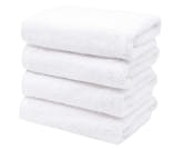 100% Cotton Bath Towels - White, 24"x 50",9.25 lbs./dz.