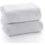 Cotton 24" x 50" Bath Towels - White, 10 lbs./dz