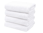 Bath Towels - White, 24" x 48", Economy Grade image number null