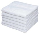 Hand Towels - 16" x 27", White, 100% Cotton image number null