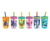 No Spill Hard Straw Cups - 15 oz
