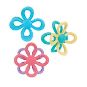 Geo Silicone Teethers - Flower Shapes