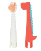 Nuby Tube Teethers, Llama & Dinosaur