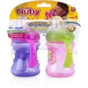Nuby Super Spout Grip N' Sip Cups - 8 oz, Colors May Vary