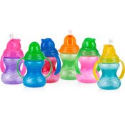 Nuby No-Spill Clik-It Cups - 8 oz, Colors Vary