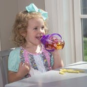 Nuby Printed Flip-It 360° Weighted Straw Cups - 2 Handle, 8 oz