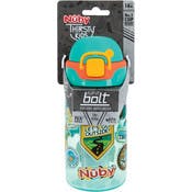 Nuby Flip-it Water Bottles w/Soft Silicone Straw - 18M+, 14 oz