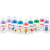 Nuby Baby Bottles - Assorted Designs, 4 oz