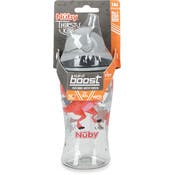 Nuby No-Spill Boost Cups with Flip-it Straw - 12 oz, 18+ Months
