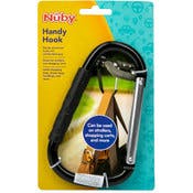 Nuby Large Handy Hook Stroller Clips - Black