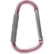 Nuby Handy Hook Stroller Clips - Large, Soft Grip, Pink