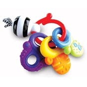 Nuby Multi-Surface Key Teethers - Colorful, Dishwasher Safe