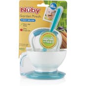 Nuby Mash N' Feed - Sealing Lid, BPA-Free, 4 Pieces