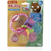 Nuby Ice Gel Teething Keys - 3M+, BPA Free