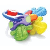 Nuby Soothing IcyBite Key Ring Teethers - Multi-Texture, 3M+