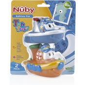 Nuby Tub Tugs Bath Toys - 2 Pack, Colors May Vary