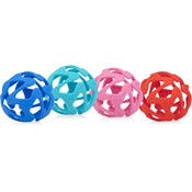 Nuby Tuggy Teether Balls - Assorted Colors, Silicone