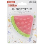 Nuby Fruit Teethers - 3M+, 100% Silicone