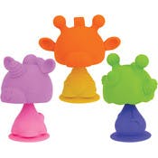 Nuby Silicone Bobble Head Character Teethers - Assorted, 3M+