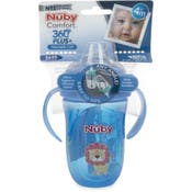 Nuby 360° Trainer Cups - Blue, 9 oz, 4M+