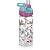 Nuby Tritan Water Bottles - Unicorns, Soft Spout, 18 oz