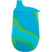 Nuby First Training Cups - 6 oz, 6+ Months, Blue/Green