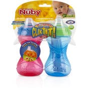 Nuby Clik-It Easy Grip Cups - 2 Pack, 6+ Months