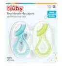 Nuby Toothbrush Massagers - 3 Mon+, 2 Pack image number null