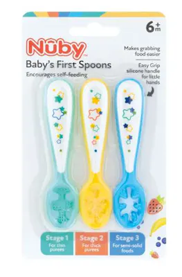 3 Stage Printed Dipping Spoons - 3pk