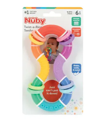 Twista Rattle Teethers with Rings