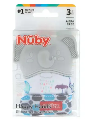 Elephant Teething Mittens