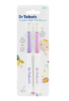 360 Toothbrushes - 2 Pack