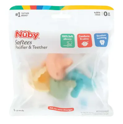 Silicone Pacifiers - 5 Pack