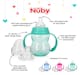 Nuby No-Drip Baby Bottles - 8 oz, Aqua, Twin Handles (2 of 3)