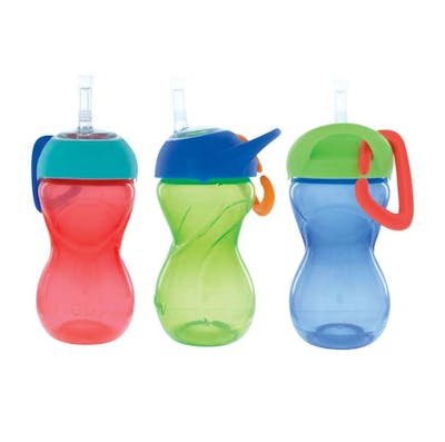 Nuby No-Spill Cups, 10 oz, 2 Pack