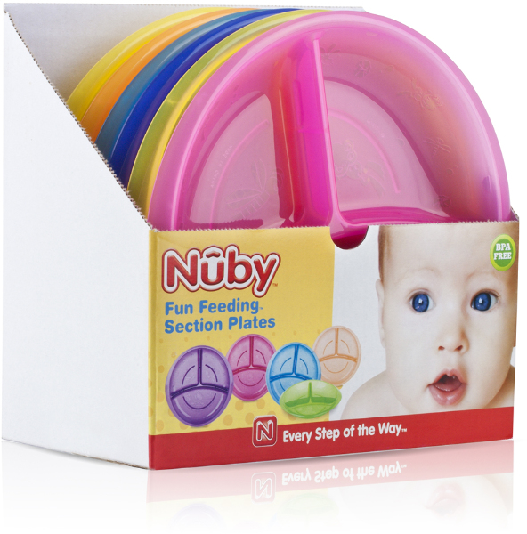 Wholesale Nuby Feeding Sectioned Plate DollarDays
